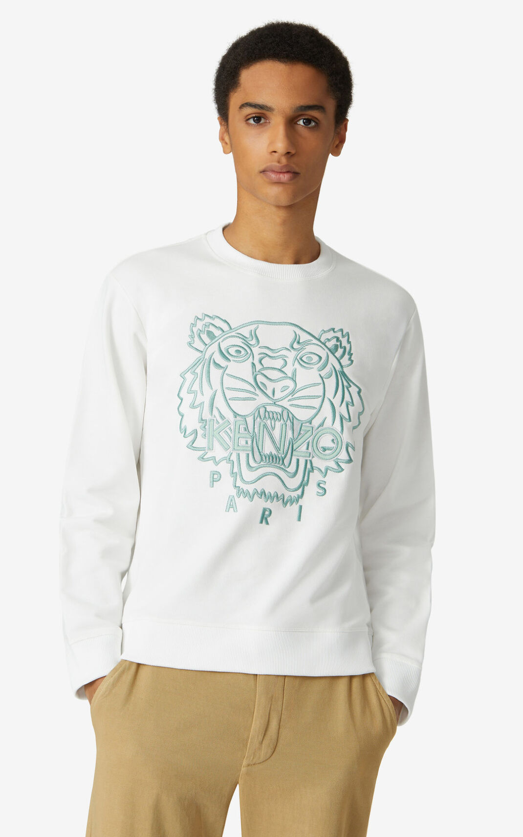 Kenzo Tiger Sweatshirt Herr | 18752-ZKGN